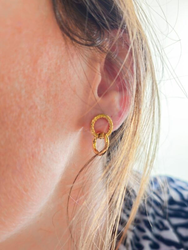 Alternative view of Oorbellen Darling Goud